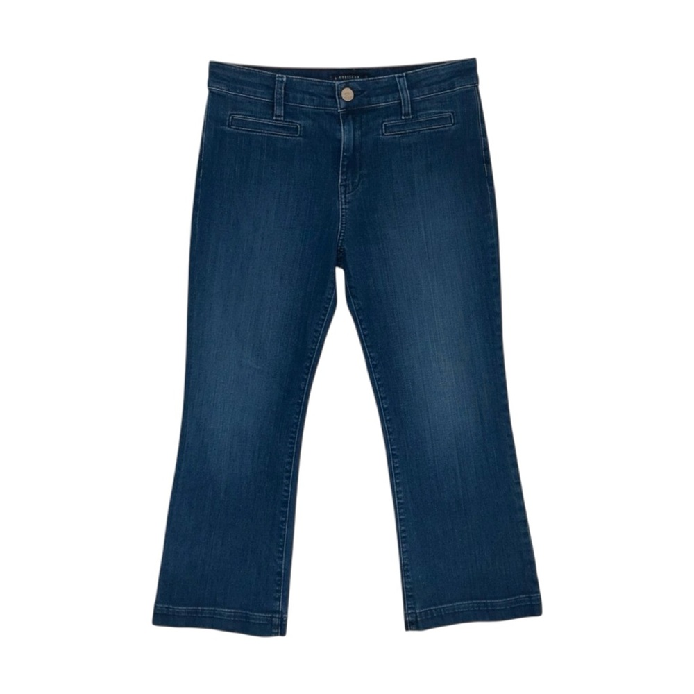 Sanctuary Jane Flare Cropped Jeans‎ Size 29 Dark Wash High Rise